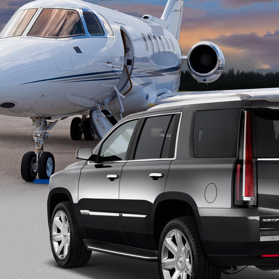 Corporate FBO Limousine Transportation Black Car Services