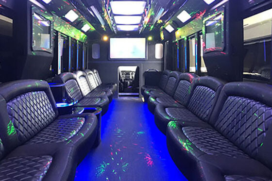 Corporate Limousine Party Bus